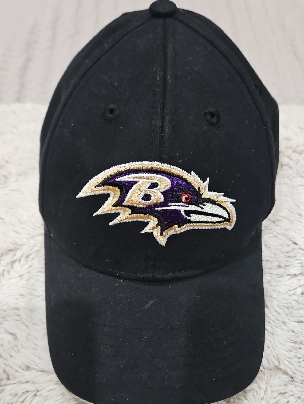 NFL Baltimore Ravens Black Purple Gold Logo Kids Hat